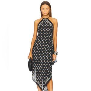 L'AGENCE Elise Dress in Black